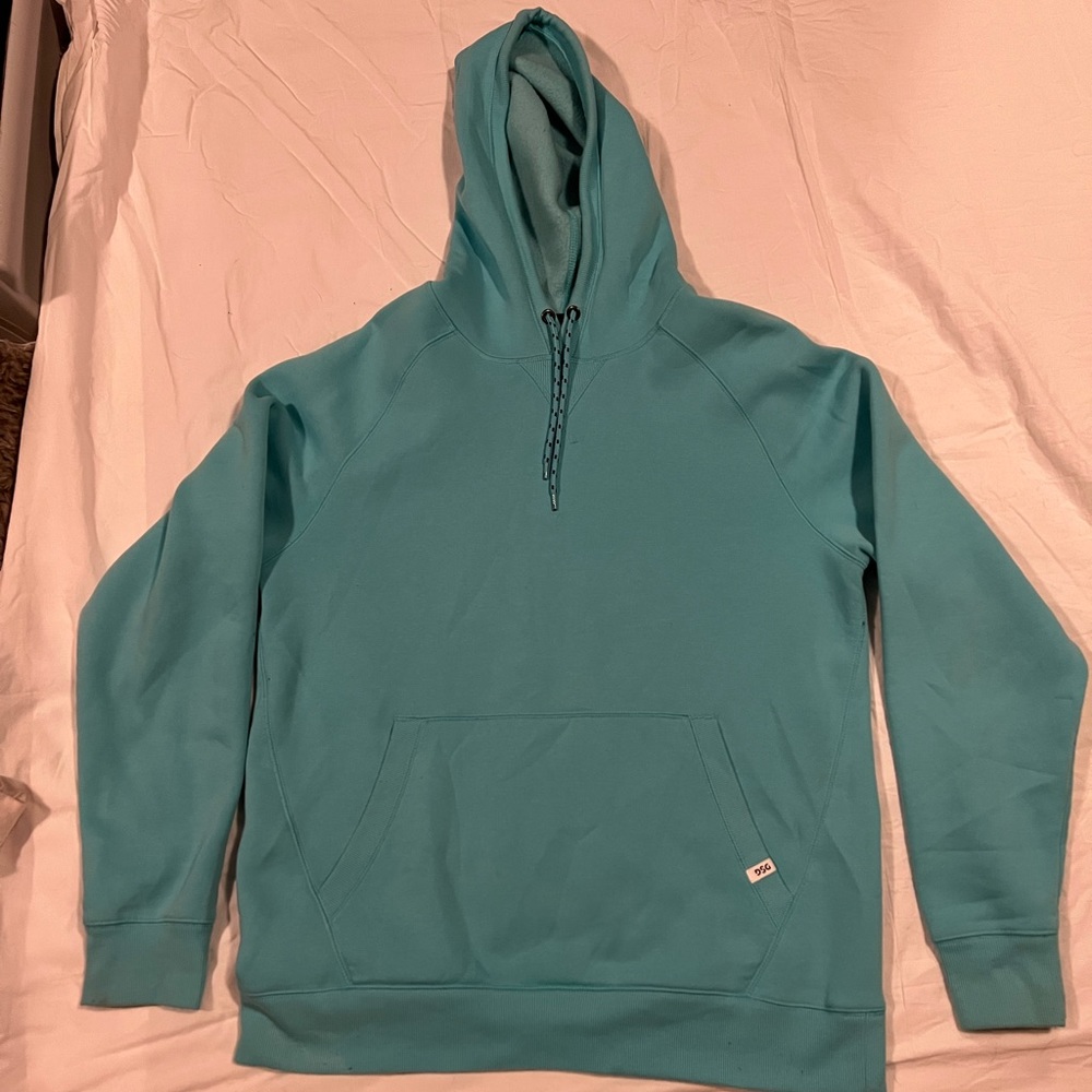 Blue hoodie/sweatshirt, size large, never worn